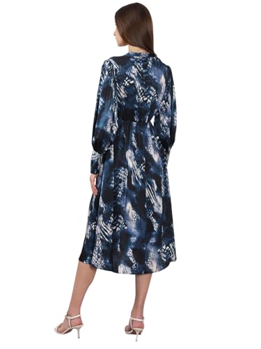 VERO MODA Women Fit and Flare Navy Dress