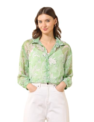 U.S. POLO ASSN. Women's Relaxed Fit Shirt (UWSS25SHT217