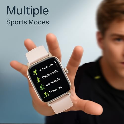 boAt Wave Call 3 Smartwatch 1.83” HD Display with Animated Watch Faces; BT Calling, Functional Crown, Multiple Sports Modes, IP68, HR, SpO2 Monitor, Smart Watches for Men & Women (Spring Blossom)