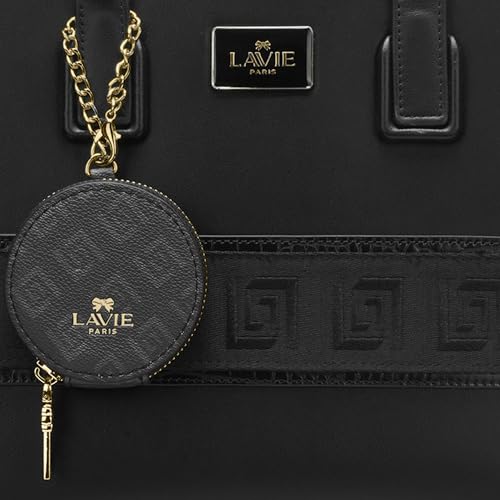 LAVIE PARIS Women's Jade Large Monogram Satchel Bag | Satchel Handbag for Work | Ladies Purse | Stylish Shoulder Bag | Gift for Women