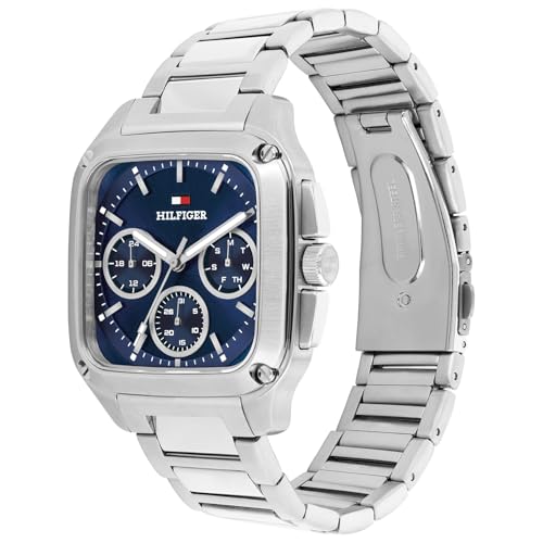 Tommy Hilfiger Herald Quartz Analog with Blue Dial Silver Stainless Steel Strap Watch for Men - TH1792222