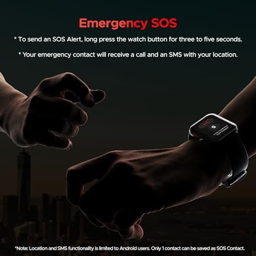 boAt Storm Call 3 w/Turn-by-Turn Navigation, 1.83” HD Display, Bluetooth Calling, Crest+ OS, QR Tray, Watch Face Studio, Coins, Emergency SOS Smart Watch for Men & Women(Active Black)