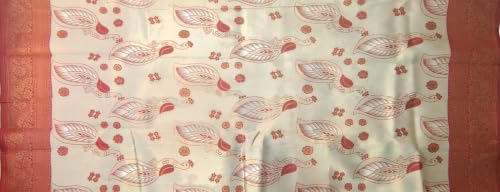 SREE KUMARAN Women's Kanchipuram Kubera Silk Pure Pattu Sarees With Blouse