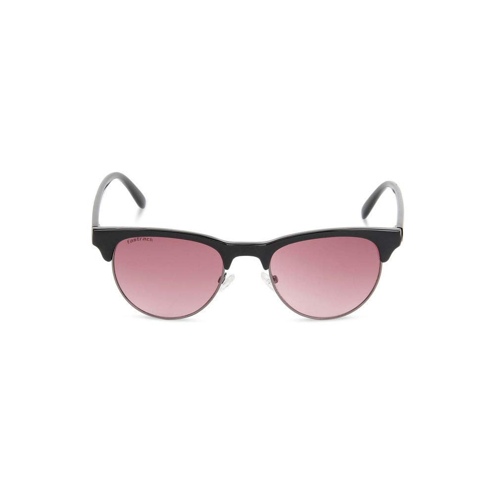 Fastrack Pink Clubmaster 100% UV protected Sunglasses for Women