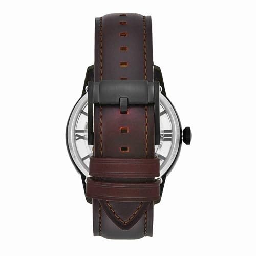 Fossil Analog Brown Dial Men's Leather Band Watch - ME3098