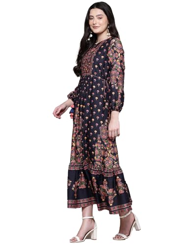 Aarke Ritu Kumar Black Aaliyah Long Dress