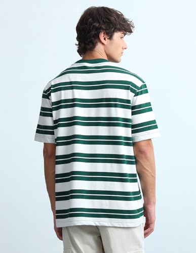 Horizontal Striped Relaxed Fit T-Shirt