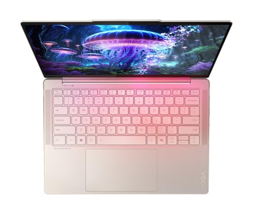 Lenovo Yoga Slim 7 Smartchoice Aura Edition Intel Evo Core Ultra 7 256V (16GB RAM/512GB SSD/14 (35.5cm)/WUXGA OLED/Copilot+ PC/Windows 11/MSO 365 Basic+Office 24/Seashell/1.19Kg), 83JX00H2IN AI Laptop