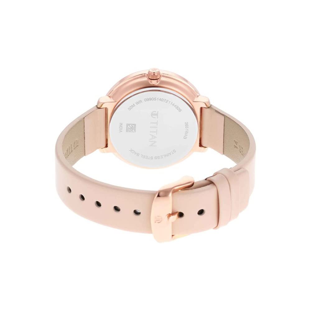 Titan Analog Watch for Women - 2651WL03/NP2651WL03