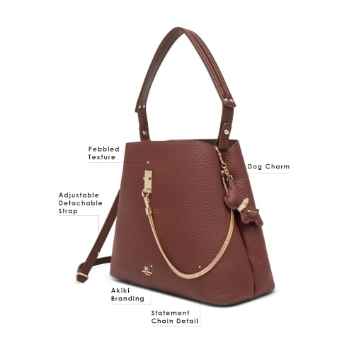 Akiki London Women's Thames Hobo Bag | Hobo Handbag for Work | Ladies Purse | Gift For Women