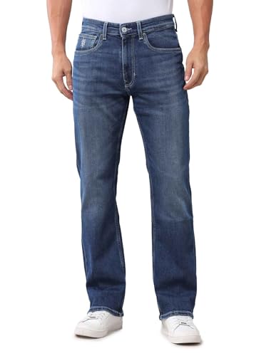 U.S. POLO ASSN. Denim Co. Men's Regular Jeans (UDJEN1756_Med Blue