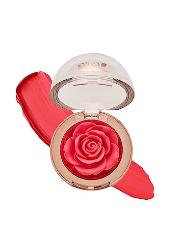 Typsy Beauty Enchanted Garden Rose Blush I 3D Cream Blush I Poison Apple | Infused with Vitamin E & Carnauba Wax | Cream to Matte Finish on Application I Cool Toned Fusia Red I Korea Formulated | 4.8g