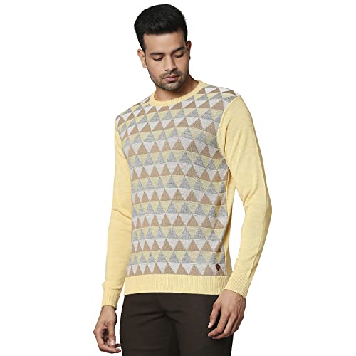 Raymond Medium Yellow Sweater (Size: 42)-RMWX01148-Y3