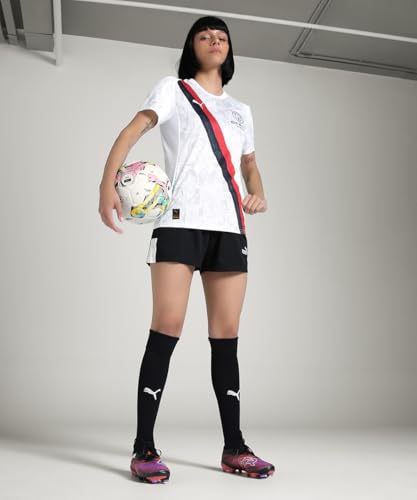 Puma Women's Regular Fit Jerseys (781081_White-Black