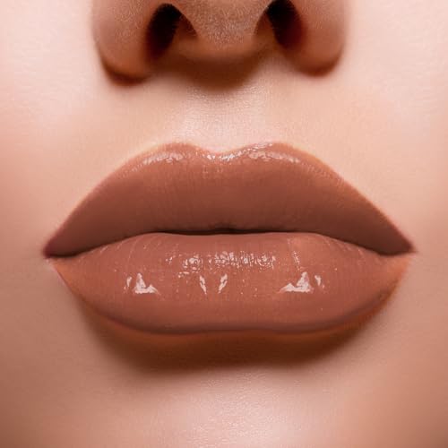 Profusion Cosmetics Lip Envy Bare Beauty Nourishing Lip Oil Tint, Lightweight and Beautiful Tint Provides Nourishing Hydration and Glossy Finish Without Stickiness, Elegant Look With Professional Beauty Tools