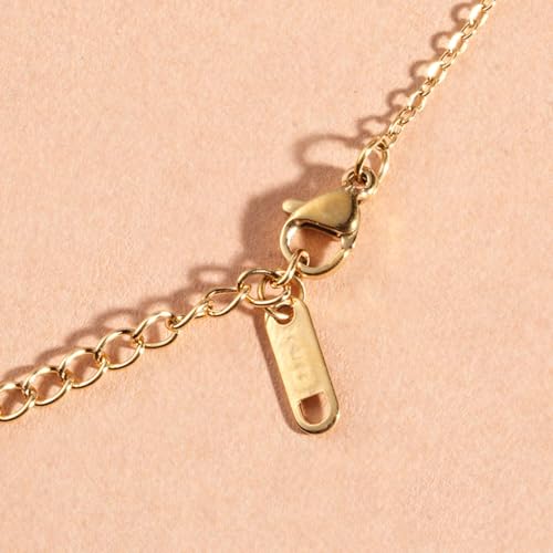 PALMONAS Regal Radiance Solitaire Necklace for Women - Waterproof & Anti-Tarnish Jewellery, Gift For Girls & Women