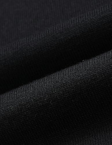 U.S.Polo Association Men's Solid Regular Fit Sweater Black