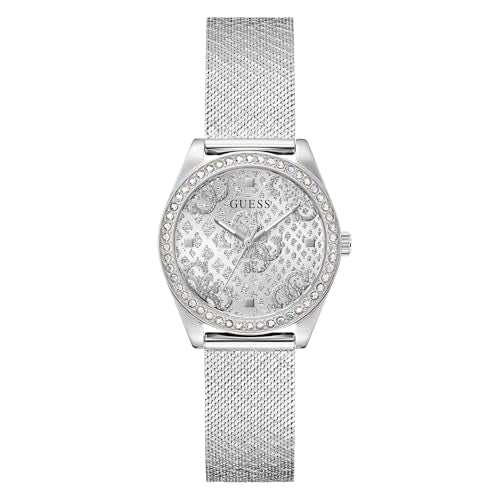 GUESS Analog Silver Dial Women's Watch-GW0748L1