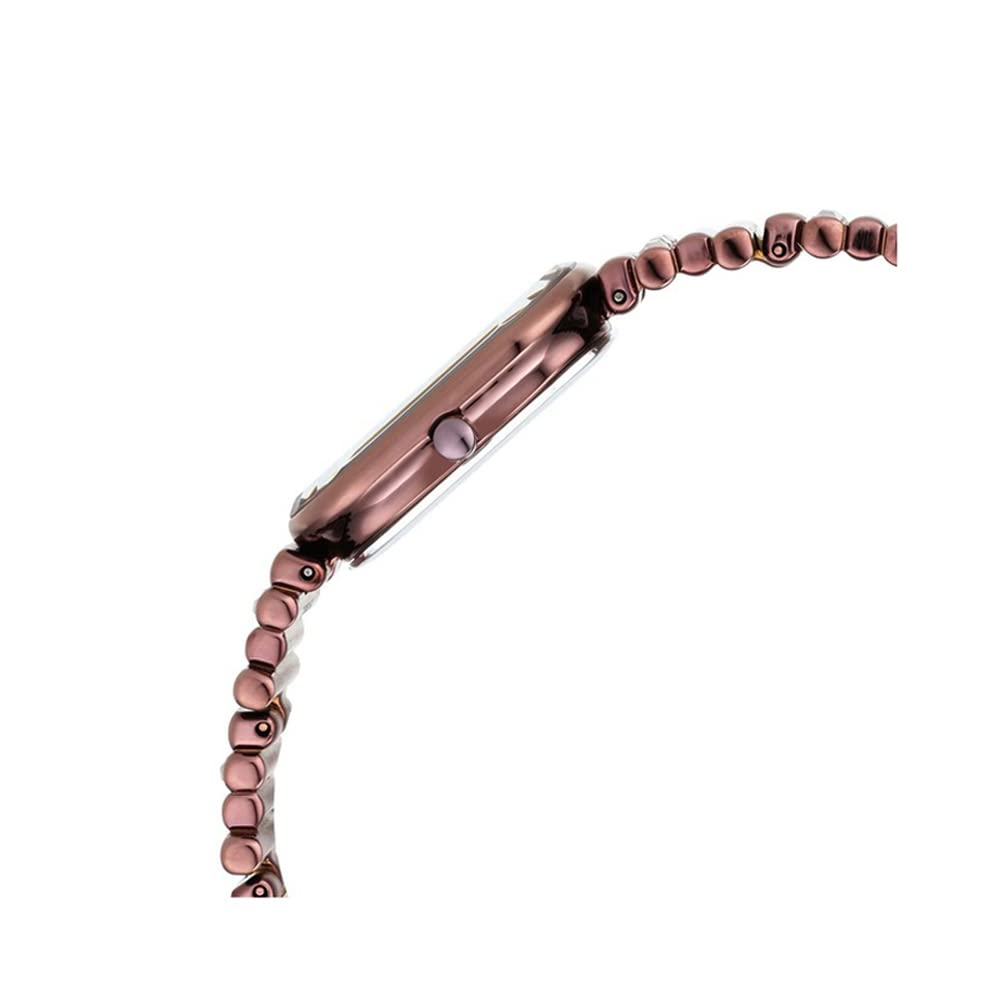 Titan Raga Love All Quartz Analog Brown Dial Brown Metal Strap Watch for Women - NT95154QM01