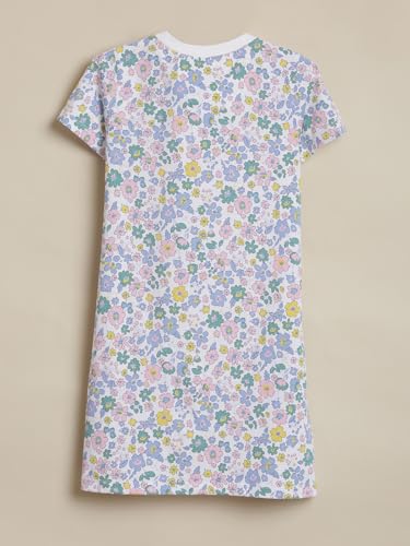 Allen Solly Girls White Print Casual Dress