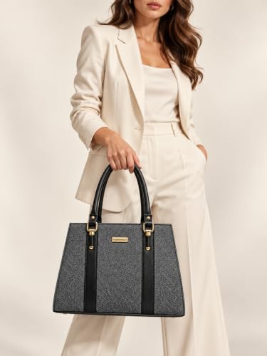 ROSS BROWN Satchel Bag for women | Handbags for women (BLACK)