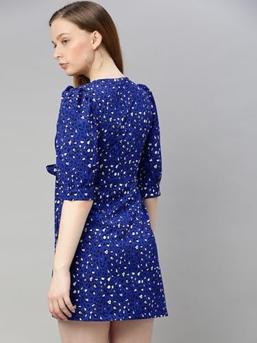 Sera Classics Cblue Womens Tie Knot Dress