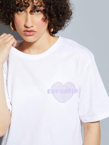 Max URB_N Women Back Printed T-Shirt (SP24YCPOS01IVORY)_XXL