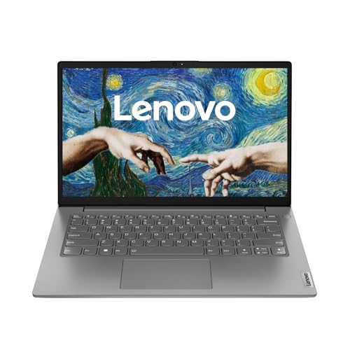 Lenovo V14 Intel Core i3 13th Gen 14" FHD (1920x1080) Antiglare 250 Nits Thin and Light Laptop (8GB RAM/512GB SSD/Windows 11 Home/Office Home 2024/Iron Grey/1.43 kg), 83A0A0PBIN