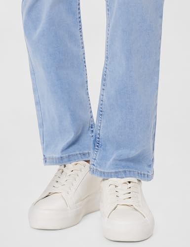 Pepe Jeans Light Blue Solid Women Straight Fit Jeans