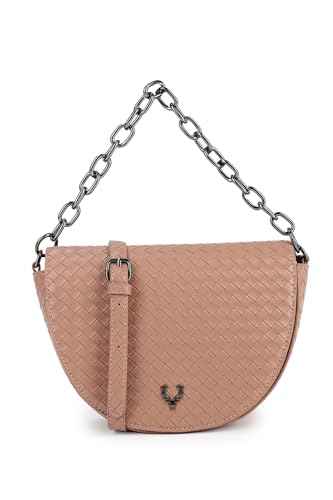 Allen Solly Women's Solid Sling Bag,Beige