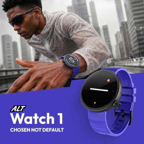 Noise Alt Watch 1 Smart Watch 1.32” AMOLED Display, Built-in GPS, AI Suite, Functional Rotating Crown, 1000NITS Brightness, Upto 14 Days Battery - Chosen Orange