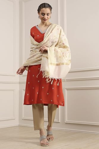 Biba Women Multi Polyester Yarndyed Dupatta_FREE SIZE