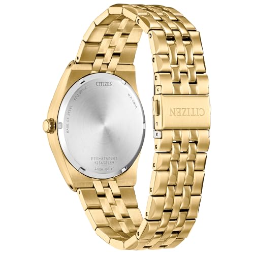 Citizen Men Eco-Drive Black Dial Analog Stainless Steel Watch BM7333-85E