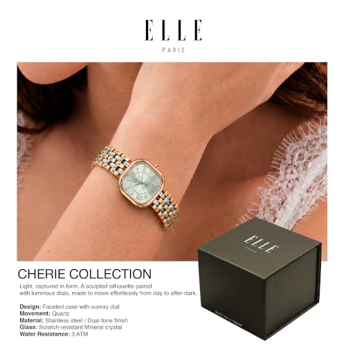 ELLE Women's Watch Cherie Mint Green Square Dial EL-CH-MNT