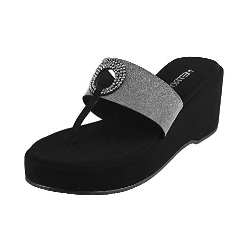 Metro Womens Synthetic Black Slip Ons (Size (7 UK (40 EU))