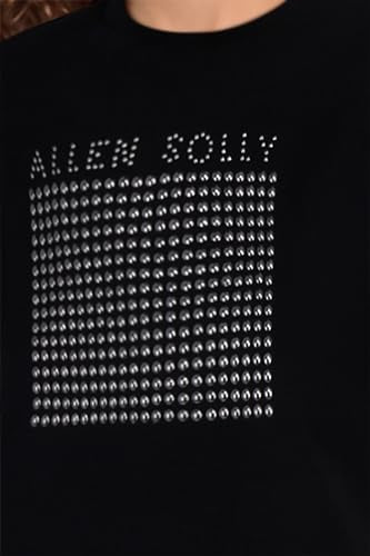 Allen Solly Girl's Regular Fit T-Shirt (AGKCERGFM40908_Black
