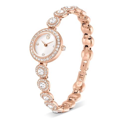 Swarovski UNA Angelic Watch, Crystal Bracelet, Rose Gold Tone, Rose Gold-Tone Finish