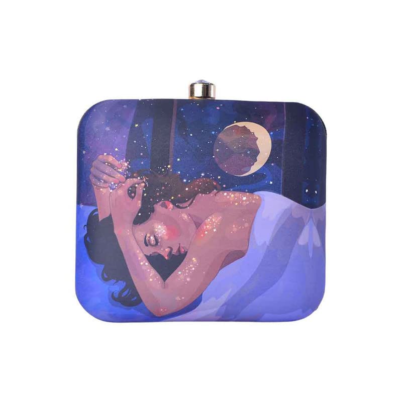 Artklim Sleeping Beauty Printed Clutch