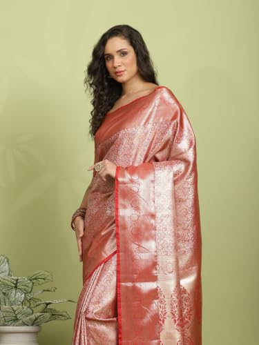 Meena Bazaar Women's Georgette Saree | Elegant Designer Saree for Party, Festival, Wedding & Special Occasions