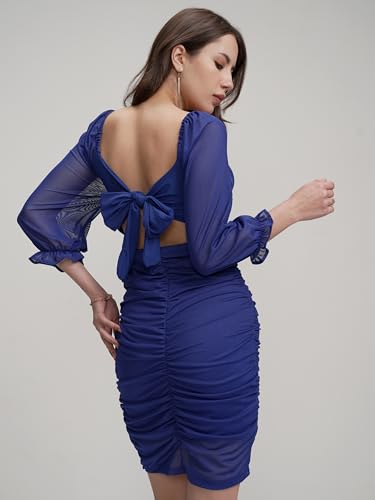 Tokyo Talkies Women Knee Length V-Neck Casual FIT TTJ6009750 L