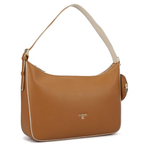 Da Milano Leather Bowler for Women - Mocha Brown (LB-01285A)