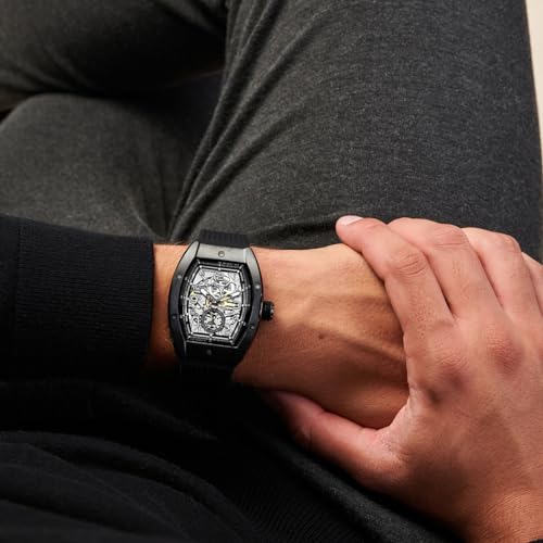 Cerruti 1881 Watch for Men with Black Dial in 50 MM, strap