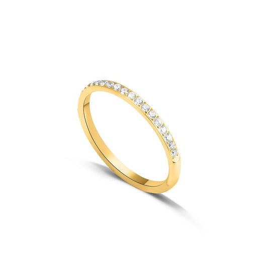 PALMONAS Sparkling Serenity Gold Ring for Womens - Waterproof & Anti-Tarnish