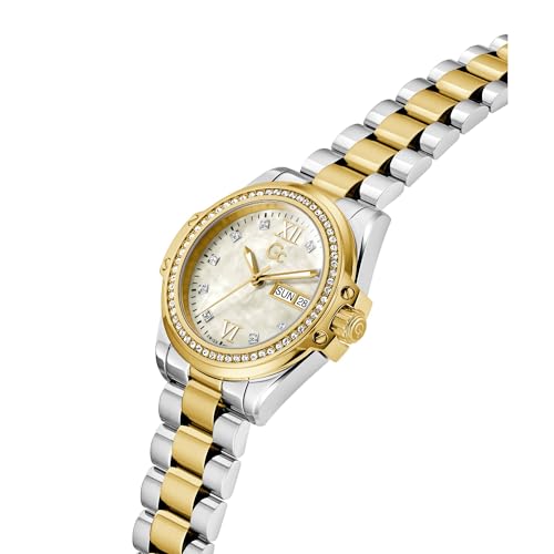 GC Champagne Round Dial Analog Women's Watch - Z53002L6