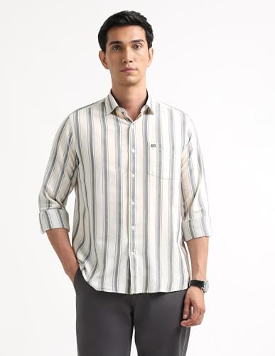 Arrow Sport Beige Casual Shirt_ASAEOSH2034_44