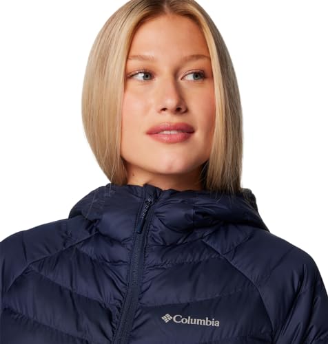 Columbia Womens Powder Lite II Hooded Jacket, Collegiate Navy, M