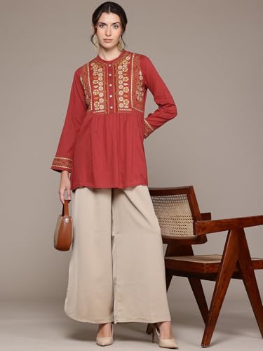 Ritu Kumar Maroon Hanoi Kurti