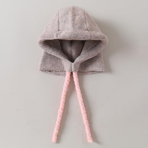 Hopscotch Girls Full Sleeves Solid Print Pink Long Coats For Ages (3-4 Years)