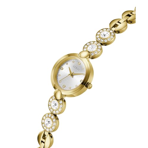 Guess Stardom Round 26mm Silver Dial Analog Women Watch - GW0757L2