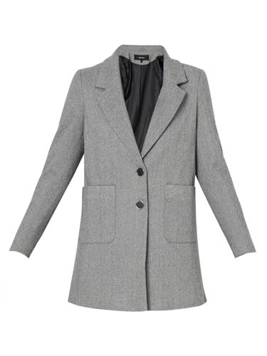 VERO MODA Women's A-Line Coat (10315161- Grey